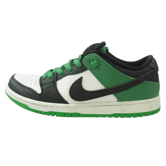 NIKE ナイキ BQ6817-302 SB Dunk Low Pro Black and Classic Green SB ダンク ロー プロ ブラック アンド クラシックグリーン グリーン系 ブラック系 26.5cm【中古】