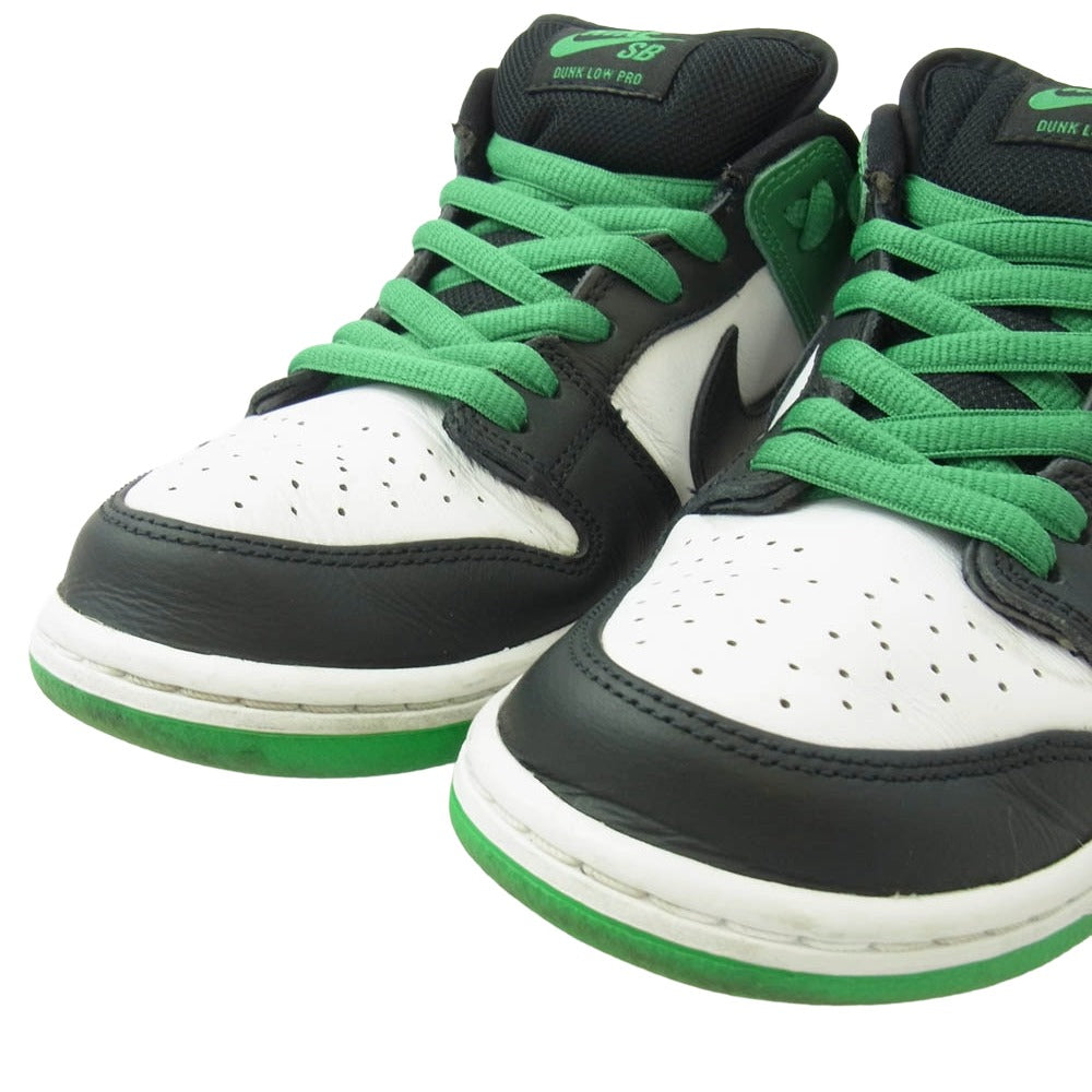 NIKE ナイキ BQ6817-302 SB Dunk Low Pro Black and Classic Green SB ダンク ロー プロ ブラック アンド クラシックグリーン グリーン系 ブラック系 26.5cm【中古】