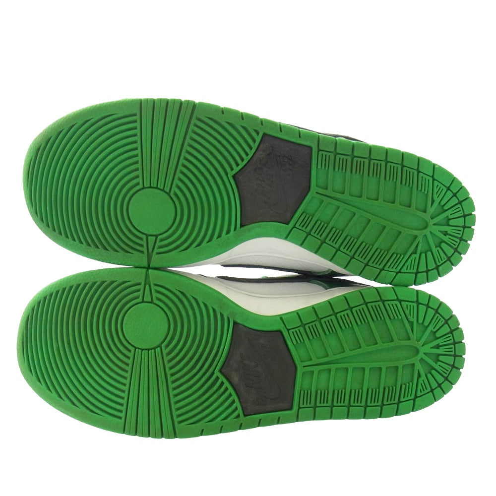 NIKE ナイキ BQ6817-302 SB Dunk Low Pro Black and Classic Green SB ダンク ロー プロ ブラック アンド クラシックグリーン グリーン系 ブラック系 26.5cm【中古】