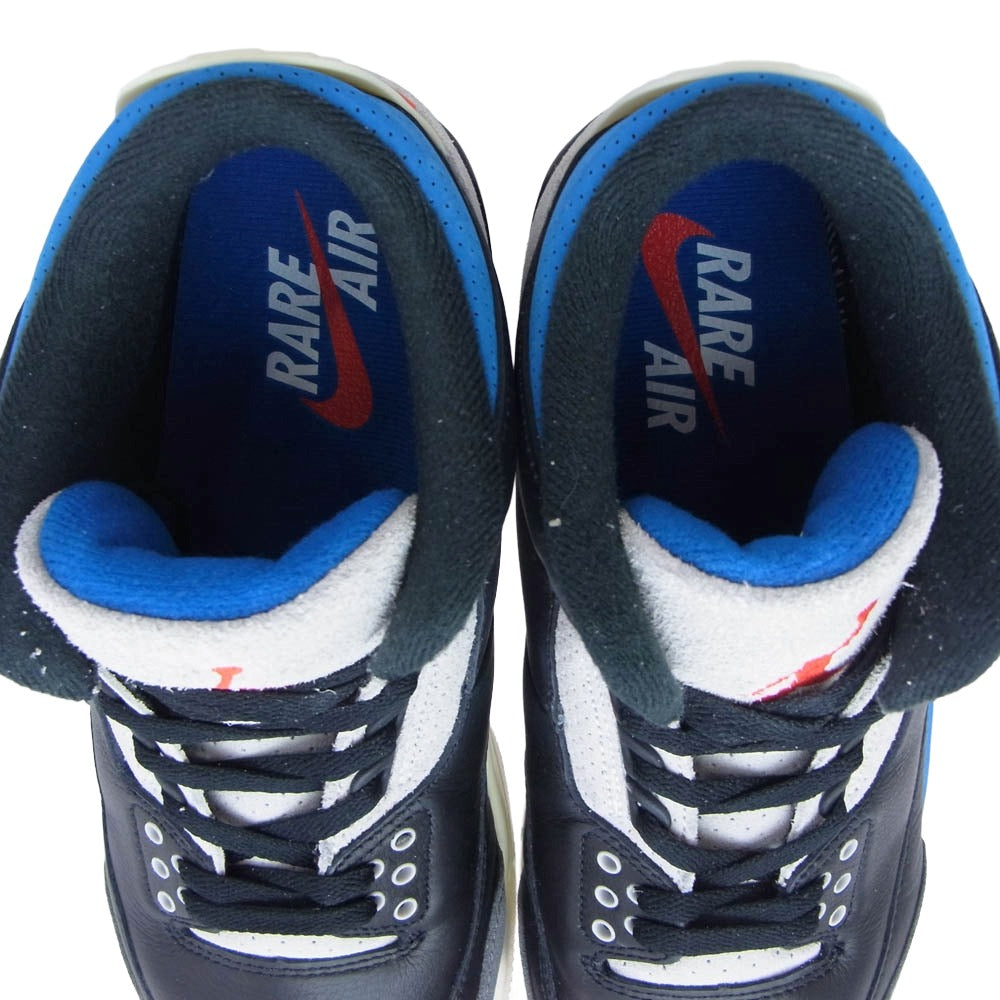 NIKE ナイキ IB8967-004 Air Jordan 3 Retro Rare Air エアジョーダン3 レトロ レア エア ブラック系 26.5cm【中古】