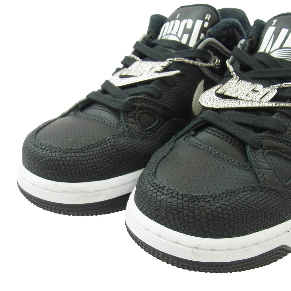 NIKE ナイキ HF7630-001 × NIGO Air Force 3 Low Black White (Heel Logo NIGO) ニゴー エアフォース3 ロー ブラック ホワイト (ヒールロゴ NIGO) ブラック系 26cm【美品】【中古】