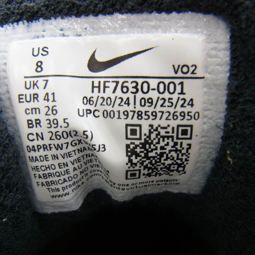 NIKE ナイキ HF7630-001 × NIGO Air Force 3 Low Black White (Heel Logo NIGO) ニゴー エアフォース3 ロー ブラック ホワイト (ヒールロゴ NIGO) ブラック系 26cm【美品】【中古】