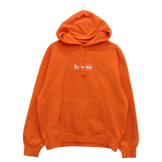 Supreme シュプリーム 24AW Box Logo Hooded Sweatshirt ボックスロゴ フーデッド スウェットシャツ パーカー オレンジ系 M【中古】