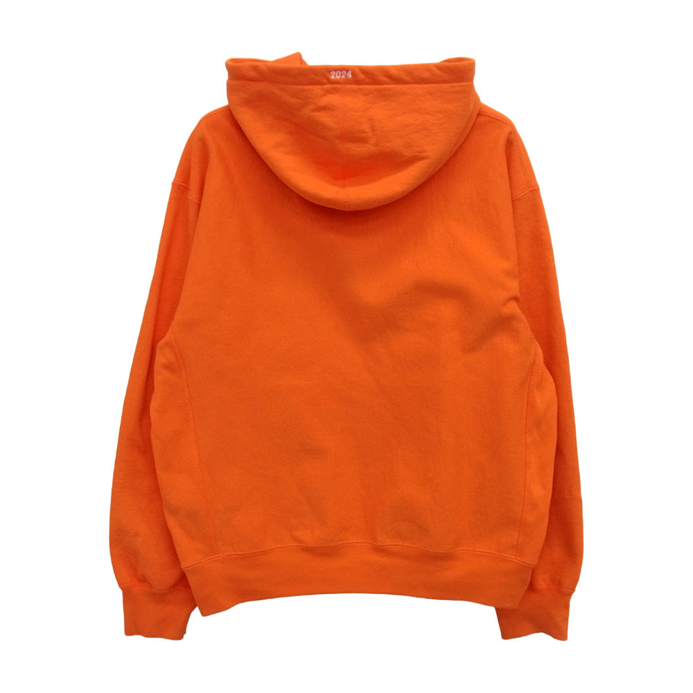 Supreme シュプリーム 24AW Box Logo Hooded Sweatshirt ボックスロゴ フーデッド スウェットシャツ パーカー オレンジ系 M【中古】