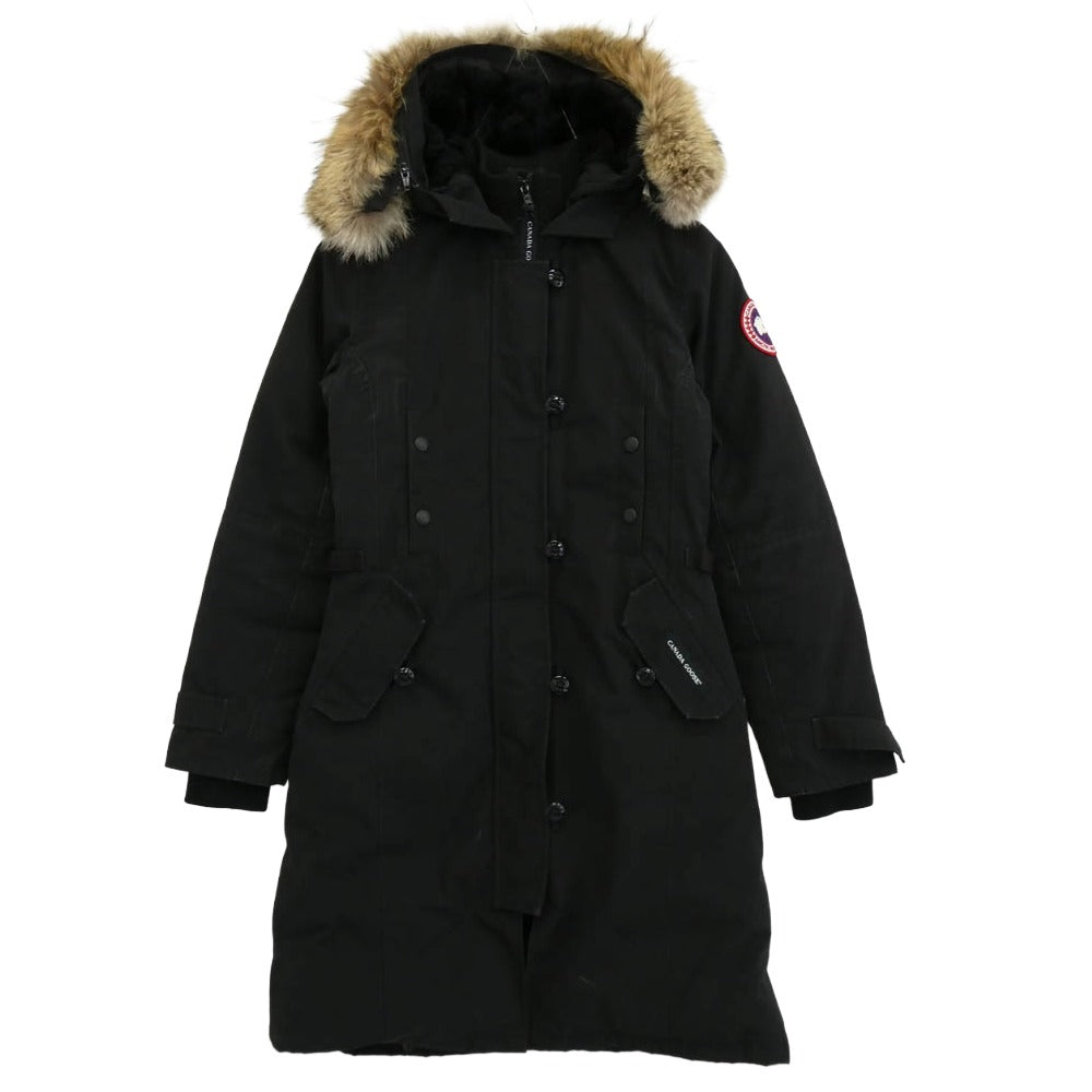 CANADA GOOSE カナダグース 2506L KENSINGTON PARKA ケンジントンパーカ ダウンコート ダウンジャケット ブラック系 2XS【中古】