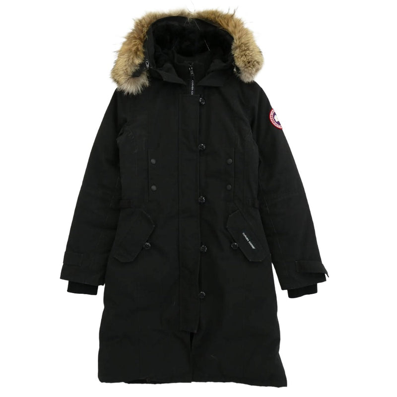 CANADA GOOSE カナダグース 2506L KENSINGTON PARKA ケンジントンパーカ ダウンコート ダウンジャケット ブラック系 2XS【中古】