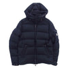 MONCLER モンクレール 420914033805 MONTGENEVRE モンジュネーブル ウール フーデッド ダウンジャケット ネイビー系 1【中古】