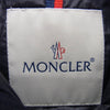 MONCLER モンクレール 420914033805 MONTGENEVRE モンジュネーブル ウール フーデッド ダウンジャケット ネイビー系 1【中古】