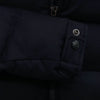 MONCLER モンクレール 420914033805 MONTGENEVRE モンジュネーブル ウール フーデッド ダウンジャケット ネイビー系 1【中古】