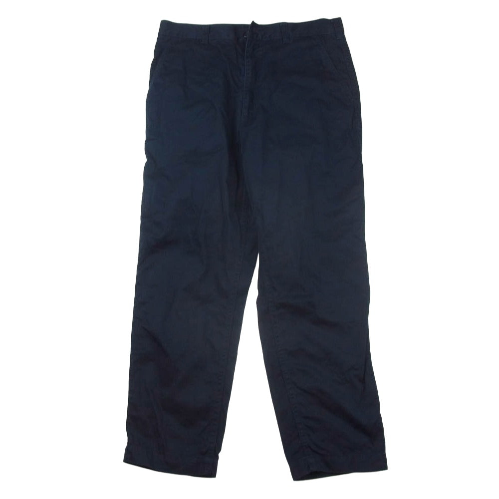 COMME des GARCONS HOMME コムデギャルソンオム 21SS AD2020 HG-P022 Zip Fly Cotton Pants ジップフライ コットン パンツ ネイビー系 XS【中古】