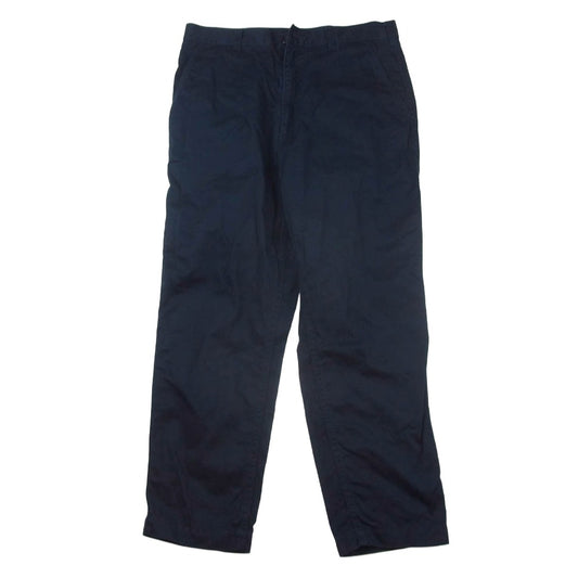 COMME des GARCONS HOMME コムデギャルソンオム 21SS AD2020 HG-P022 Zip Fly Cotton Pants ジップフライ コットン パンツ ネイビー系 XS【中古】