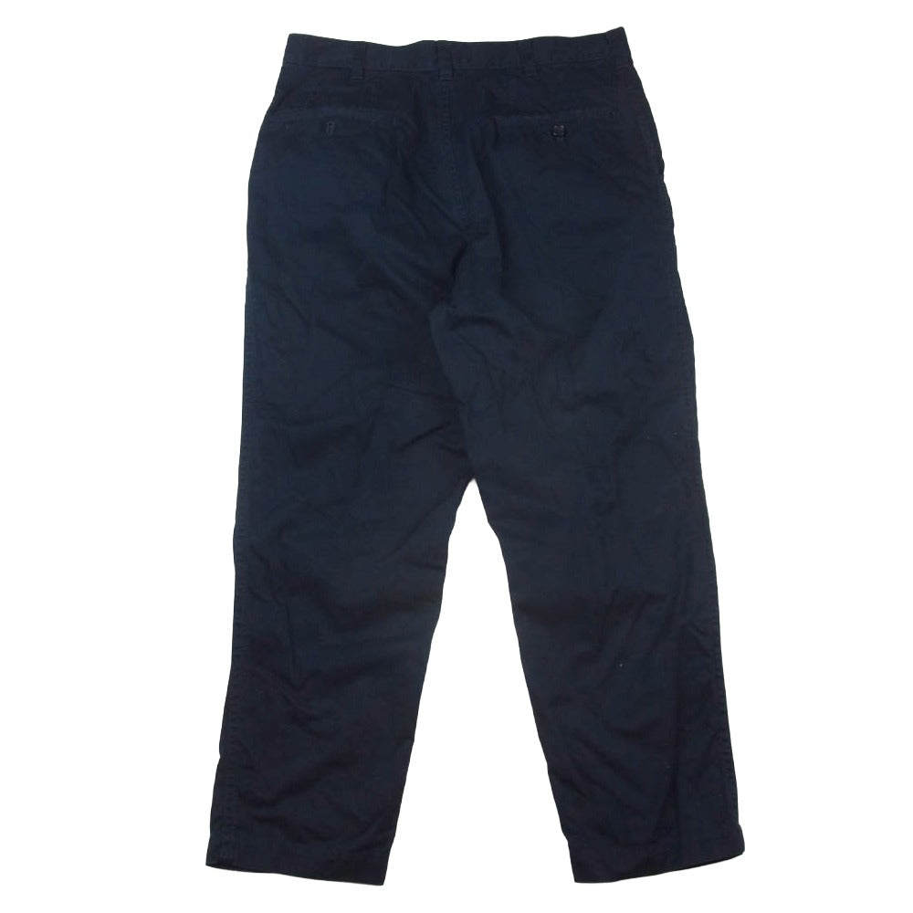 COMME des GARCONS HOMME コムデギャルソンオム 21SS AD2020 HG-P022 Zip Fly Cotton Pants ジップフライ コットン パンツ ネイビー系 XS【中古】