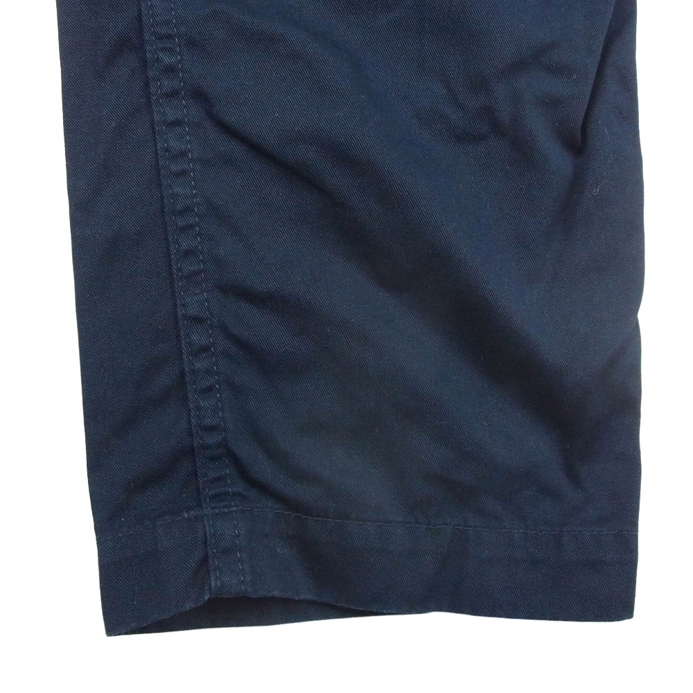 COMME des GARCONS HOMME コムデギャルソンオム 21SS AD2020 HG-P022 Zip Fly Cotton Pants ジップフライ コットン パンツ ネイビー系 XS【中古】