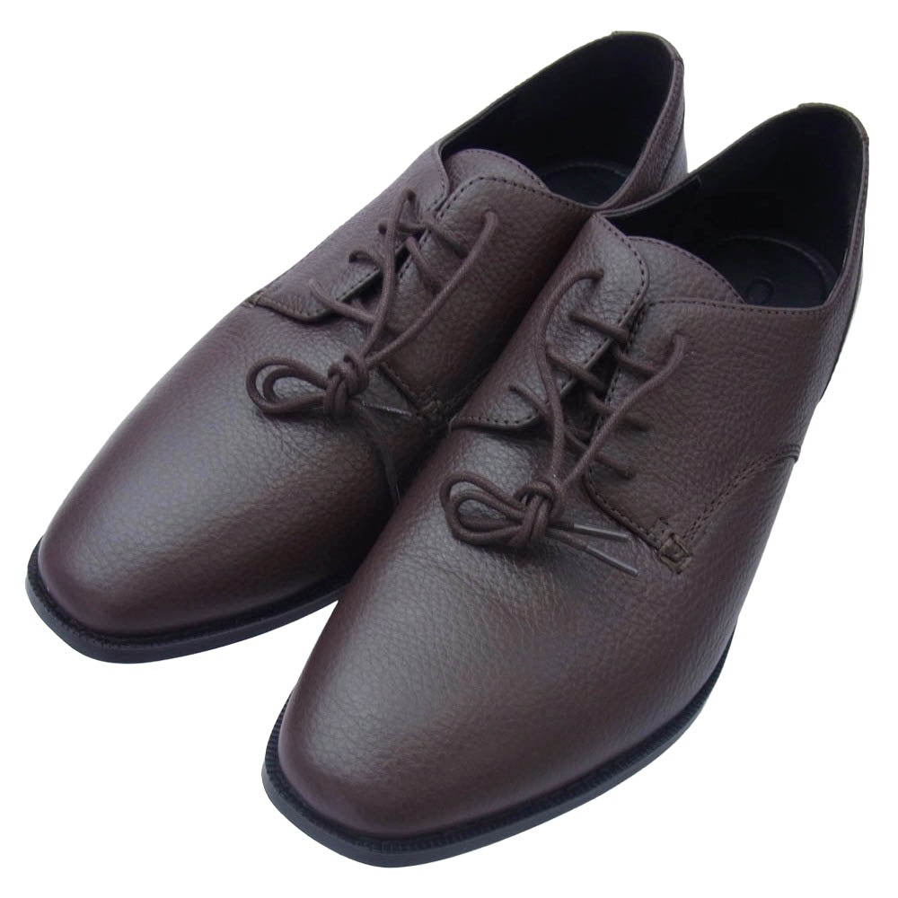COACH コーチ GRAHAM DERBY グラハム ダービー レザー レースアップ シューズ ブラウン系 US 9.5D【美品】【中古】