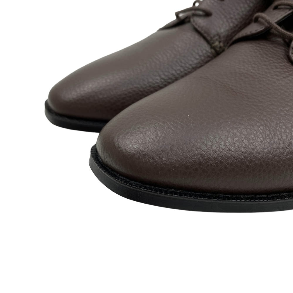 COACH コーチ GRAHAM DERBY グラハム ダービー レザー レースアップ シューズ ブラウン系 US 9.5D【美品】【中古】