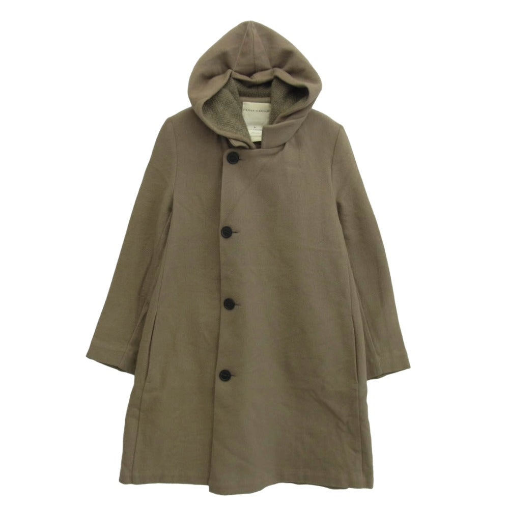 STEPHAN SCHNEIDER ステファンシュナイダー 61.9807692307692 ウール フーデッド チェスターコート ベージュ系【中古】