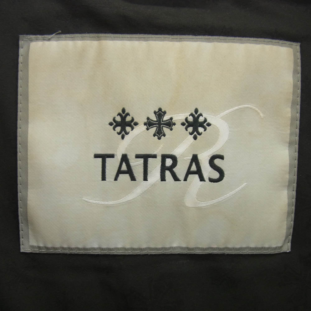 TATRAS タトラス 15AW LTA15A4413 リブニット切替 ダウンジャケット ブラック系 01【中古】