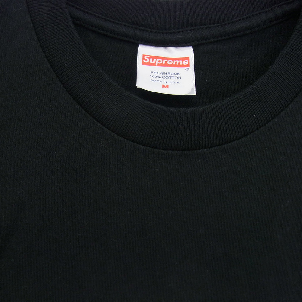 Supreme シュプリーム 24SS Pinline Tee ピンライン 半袖 Tシャツ ブラック系 M【中古】