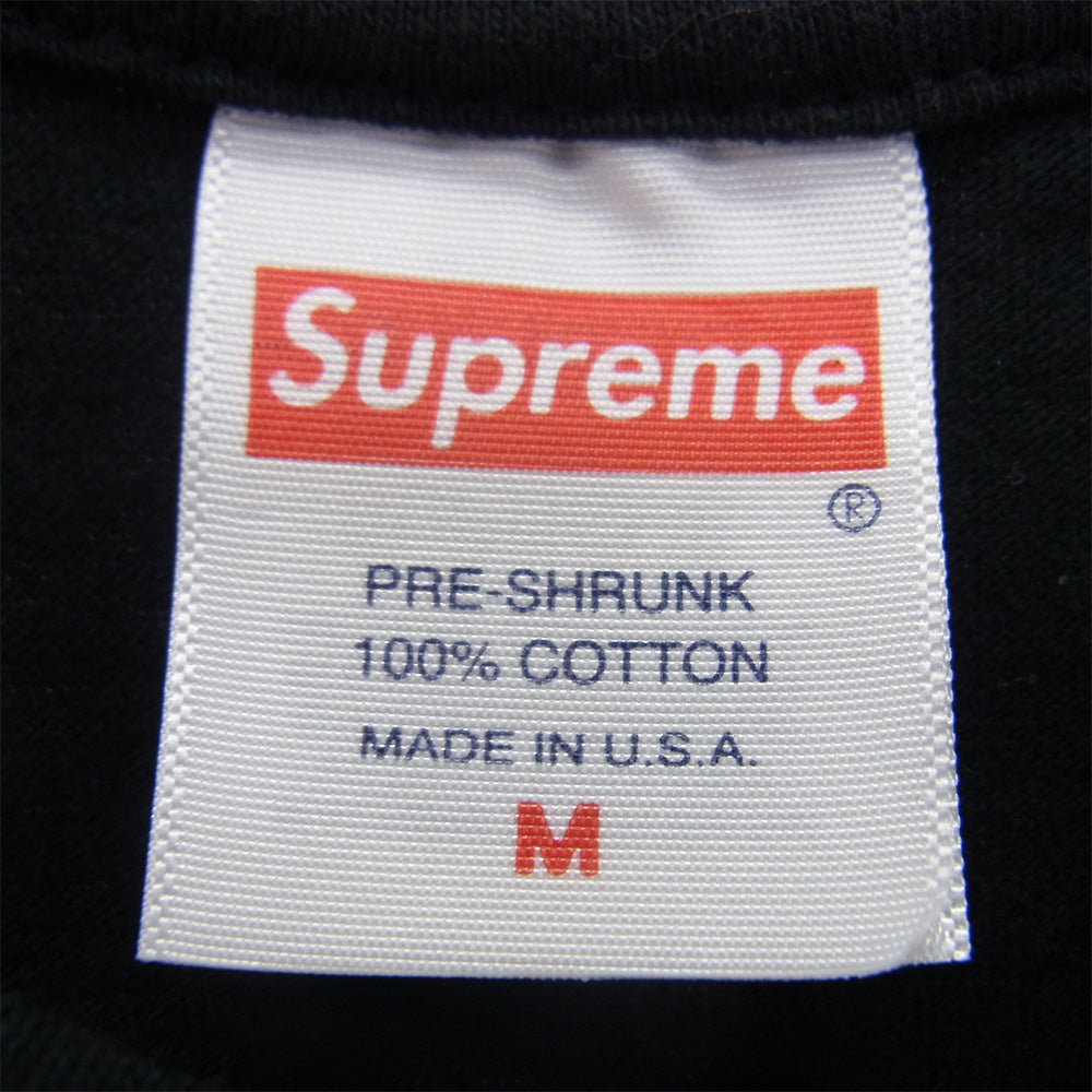 Supreme シュプリーム 24SS Pinline Tee ピンライン 半袖 Tシャツ ブラック系 M【中古】
