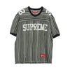 Supreme シュプリーム 25SS Open Knit Football Top オープンニット フットボール トップ カットソー グレー系 M【中古】
