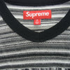 Supreme シュプリーム 25SS Open Knit Football Top オープンニット フットボール トップ カットソー グレー系 M【中古】