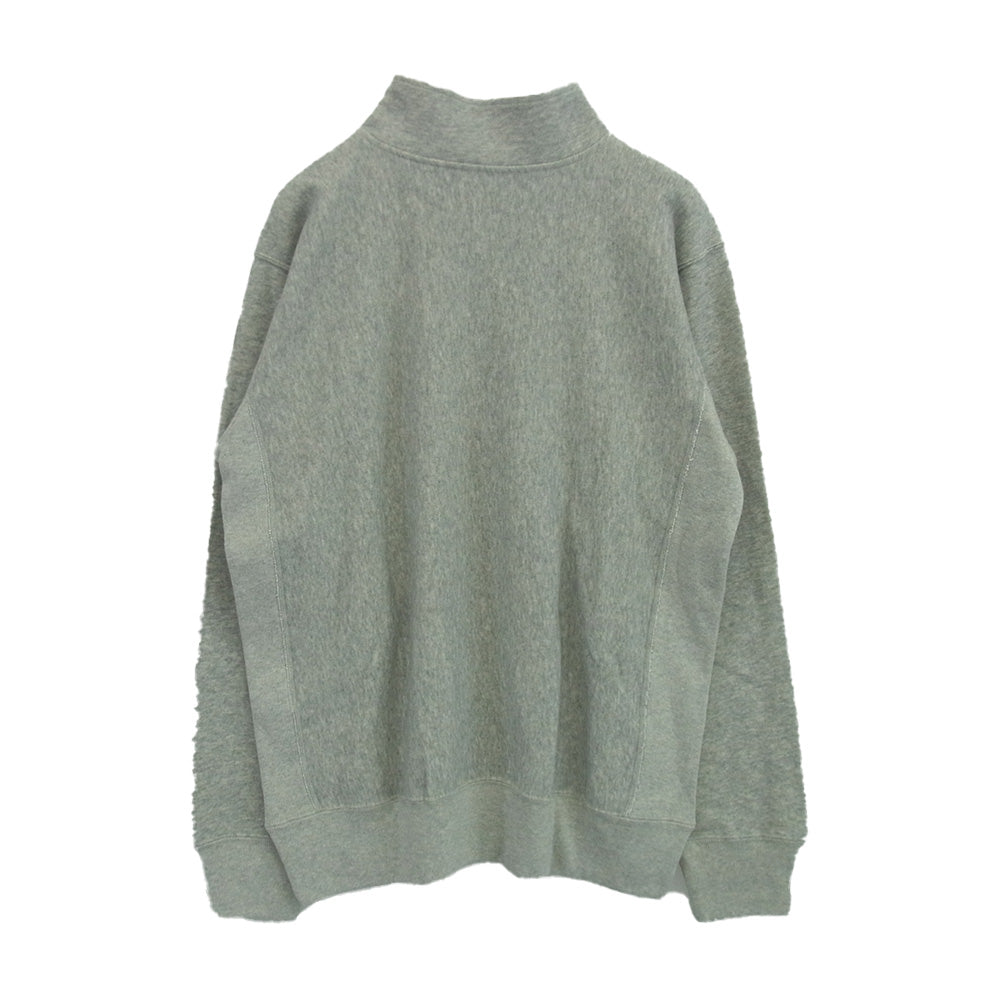 Champion チャンピオン C3-Z005 ハーフジップ リバースウィーブ スウェットシャツ グレー系 M【新古品】【未使用】【中古】