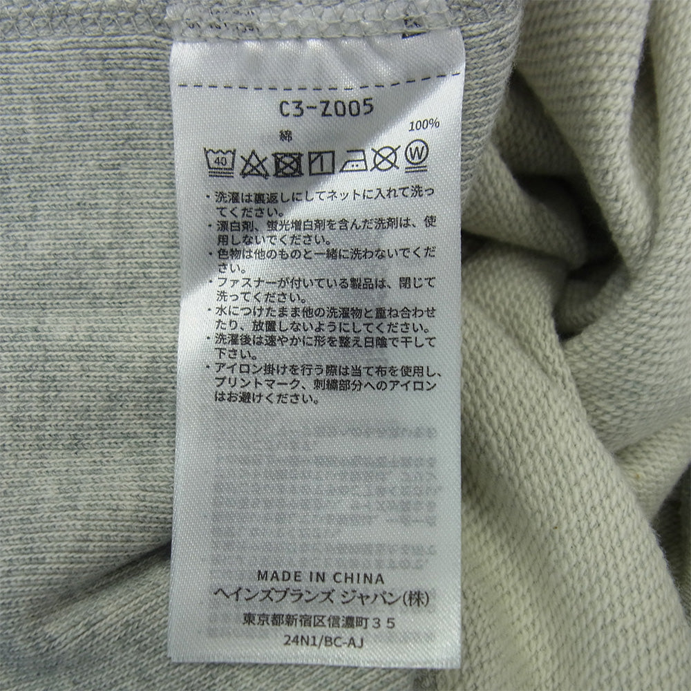 Champion チャンピオン C3-Z005 ハーフジップ リバースウィーブ スウェットシャツ グレー系 M【新古品】【未使用】【中古】