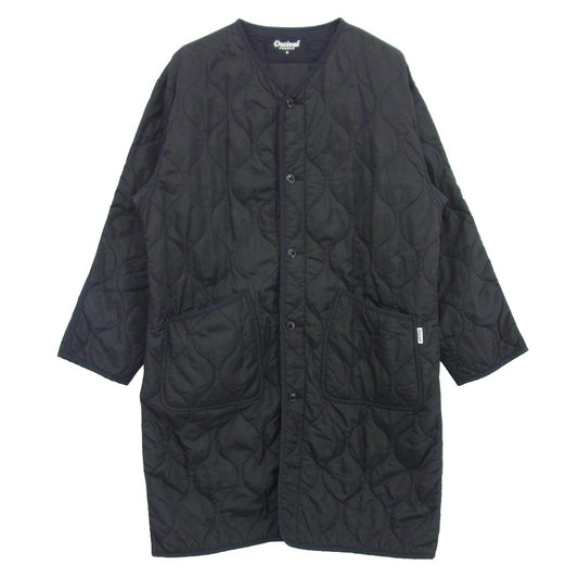 ORCIVAL オーシバル OR-A0080 ノーカラー キルト キルティング コート ブラック系 2【中古】