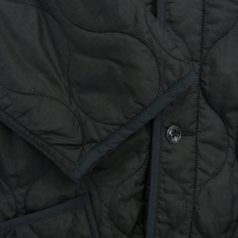 ORCIVAL オーシバル OR-A0080 ノーカラー キルト キルティング コート ブラック系 2【中古】