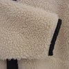 HYKE ハイク 21AW 212-17175 FAUX SHEARLING COAT ノーカラー ボア フリース コート オフホワイト系 2【中古】