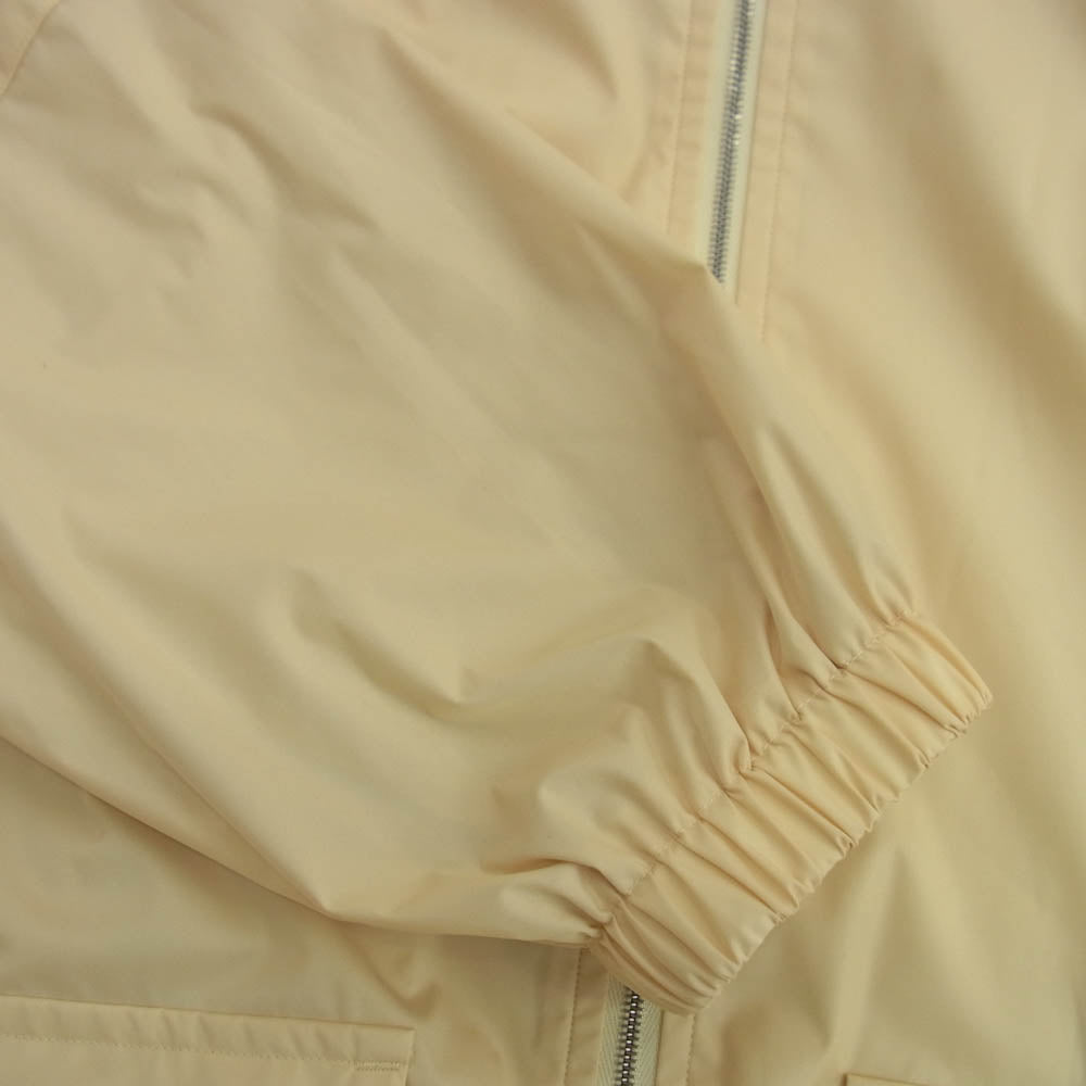 AURALEE オーラリー 24SS A24SC04SL HARD TWIST POLYESTER SATIN LAMINATE ZIP COAT ハードツイスト ジップ レイン コート イエロー系 1【中古】