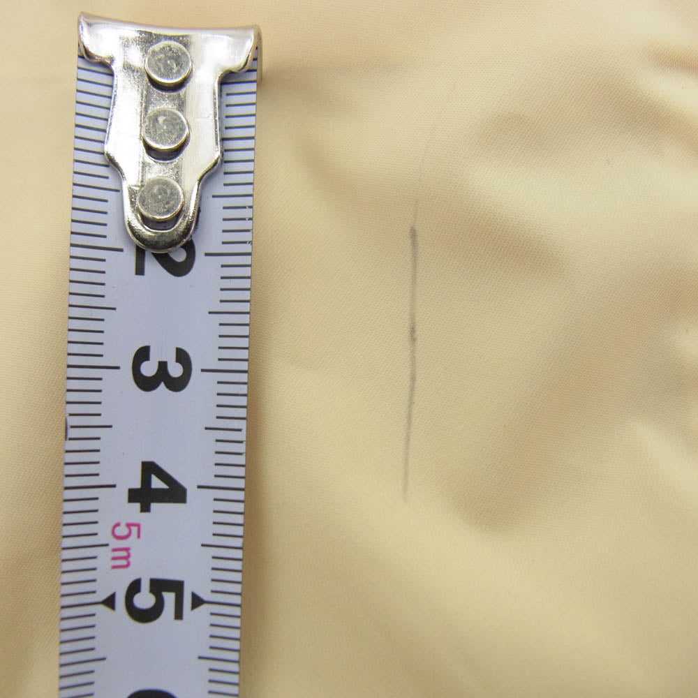 AURALEE オーラリー 24SS A24SC04SL HARD TWIST POLYESTER SATIN LAMINATE ZIP COAT ハードツイスト ジップ レイン コート イエロー系 1【中古】