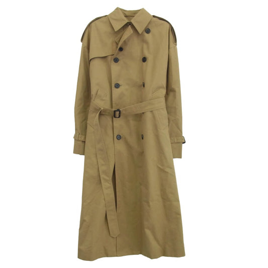 HYKE ハイク 222-17294 BIG FIT ビッグフィット トレンチ コート カーキ系 2【中古】