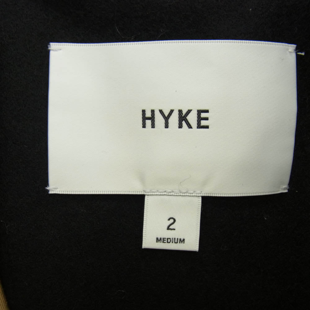 HYKE ハイク 222-17294 BIG FIT ビッグフィット トレンチ コート カーキ系 2【中古】