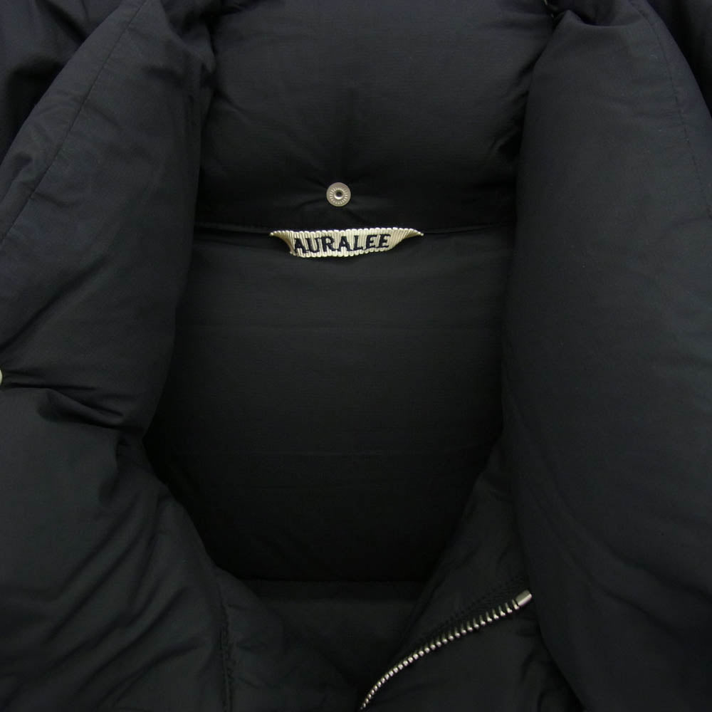 AURALEE オーラリー 23AW A23AB04NL SUPER LIGHT NYLON RIPSTOP DOWN BLOUSON スーパーライトナイロン リップストップ ダウン ブルゾン ジャケット ブラック系【中古】
