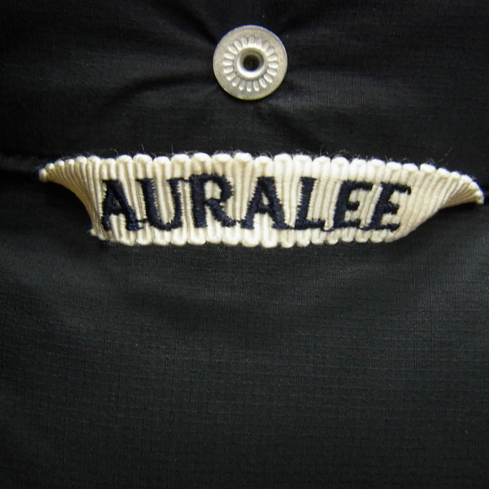 AURALEE オーラリー 23AW A23AB04NL SUPER LIGHT NYLON RIPSTOP DOWN BLOUSON スーパーライトナイロン リップストップ ダウン ブルゾン ジャケット ブラック系【中古】
