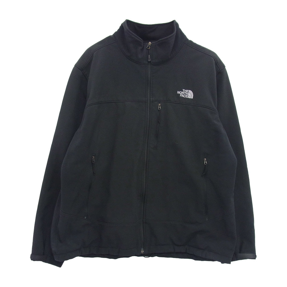 THE NORTH FACE ノースフェイス Apex Bionic 2 Softshell Jacket US企画 ソフトシェル ジャケット ブラック系 XXL【中古】