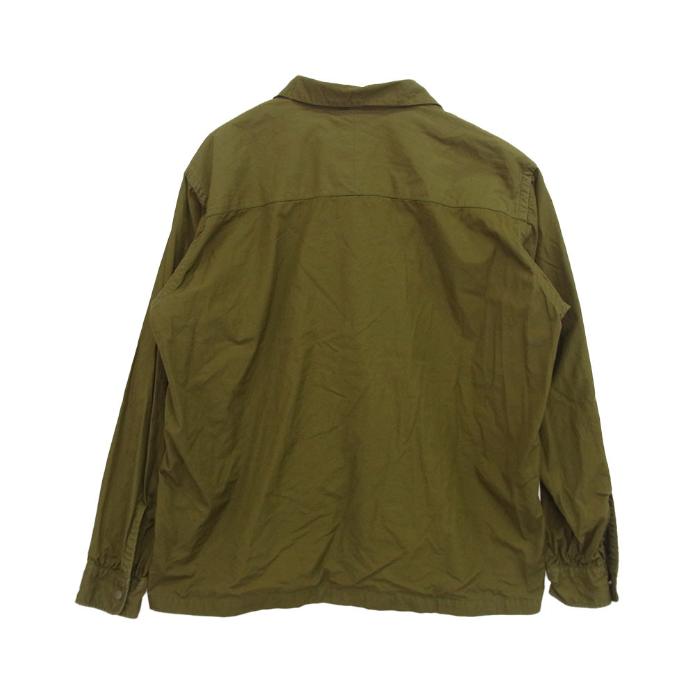 サンカ オーバーシャツ 長袖 シャツ ジャケット オリーブ カーキ系 3【中古】