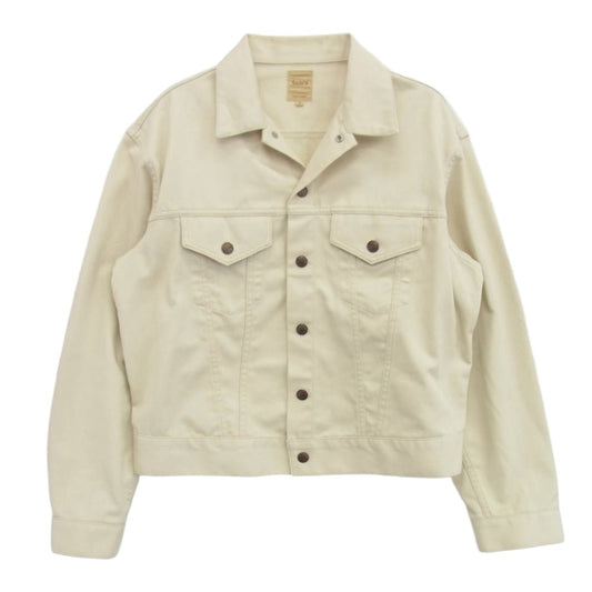 サンカ S19FBL デニム トラッカー ジャケット オフホワイト系 3【中古】