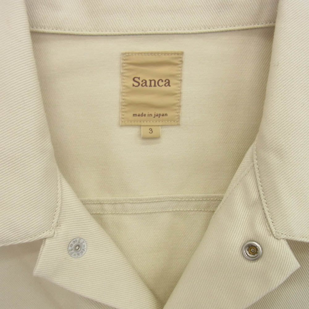 サンカ S19FBL デニム トラッカー ジャケット オフホワイト系 3【中古】