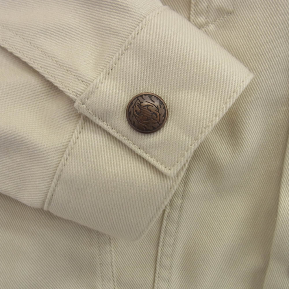 サンカ S19FBL デニム トラッカー ジャケット オフホワイト系 3【中古】