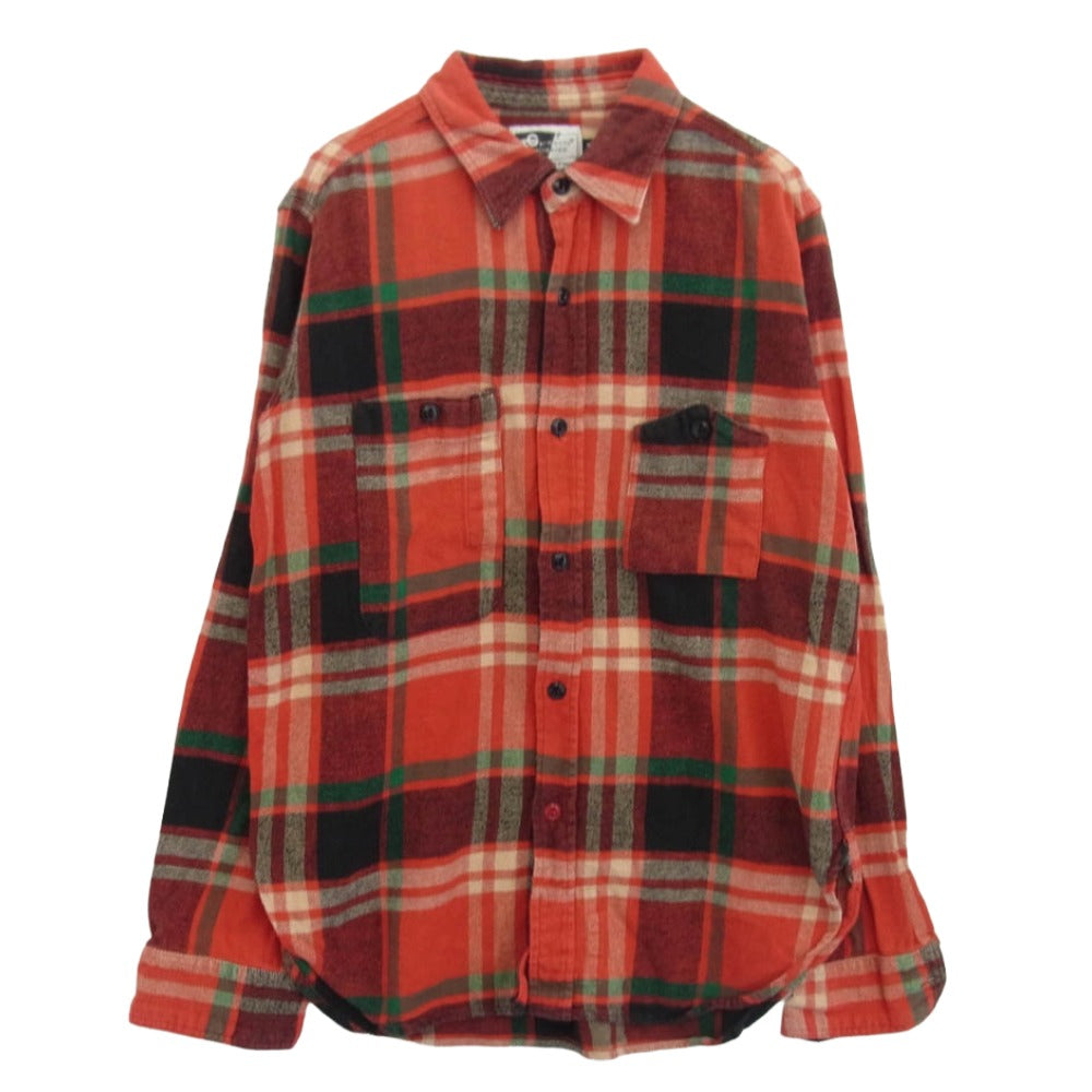 Engineered Garments エンジニアードガーメンツ チェック柄 コットン ネルシャツ レッド系 M【中古】