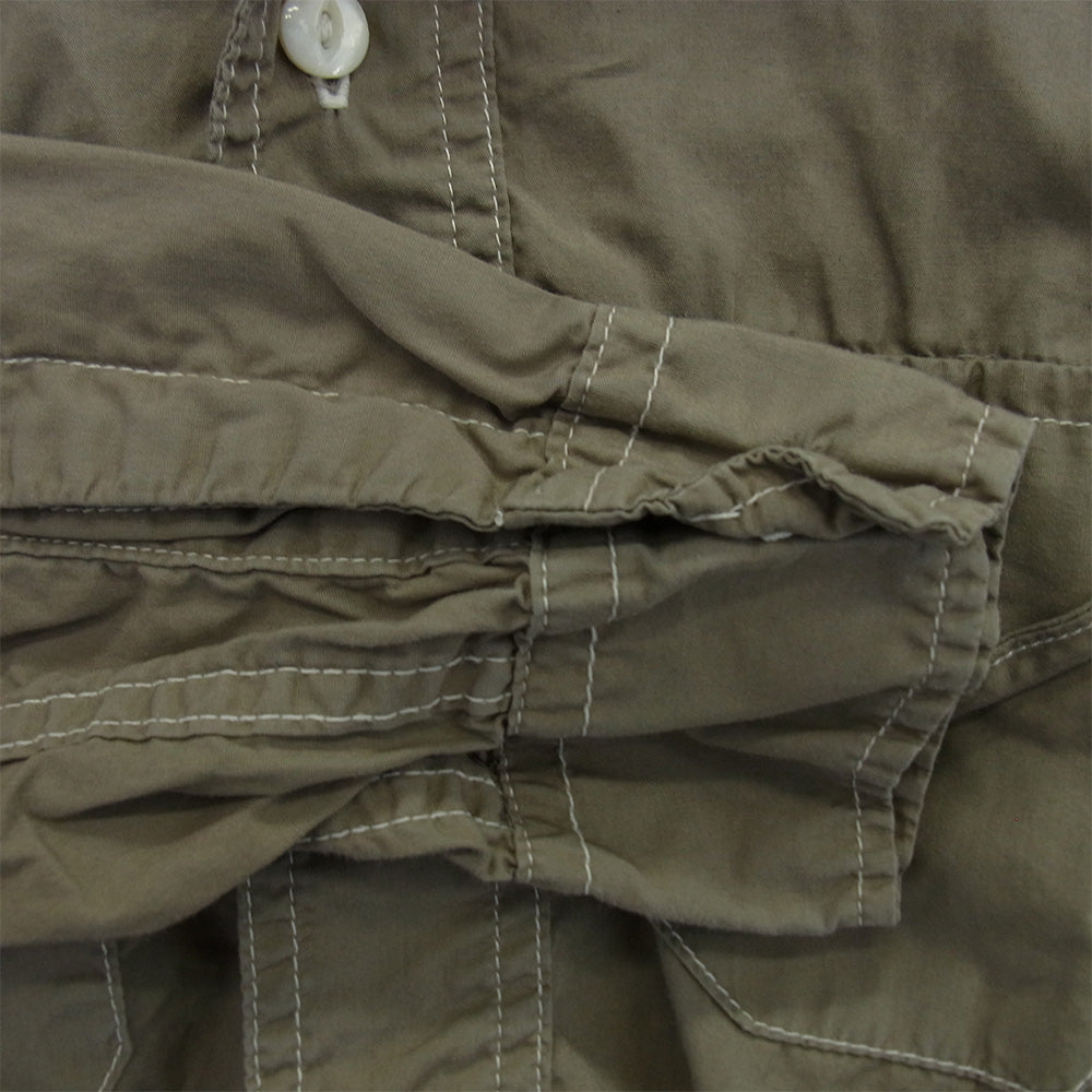 POST OVERALLS ポストオーバーオールズ プルオーバー コットン 長袖 シャツ グレー系 M【中古】