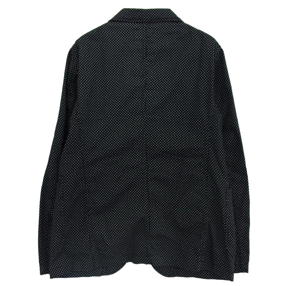 Engineered Garments エンジニアードガーメンツ ドット柄 3B コットン テーラードジャケット ブラック系 M【中古】