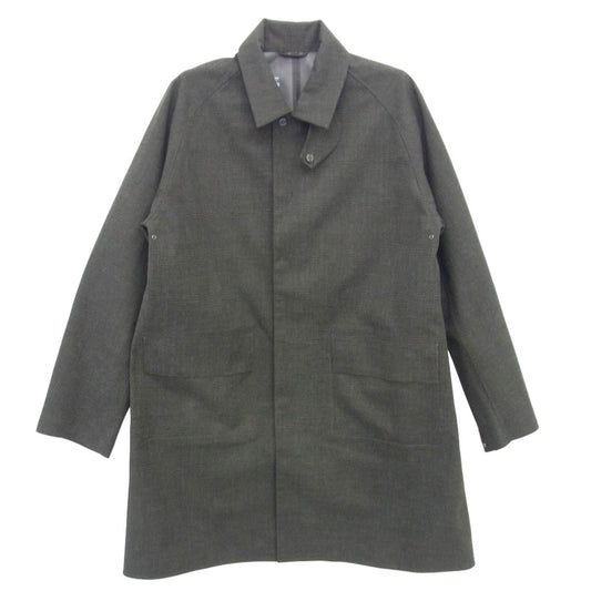 DESCENTE デサント DLMQJC32 WOOL MIX SOUTIEN COLLAR COAT ウール ミックス ステンカラーコート ダークグレー系 L【中古】