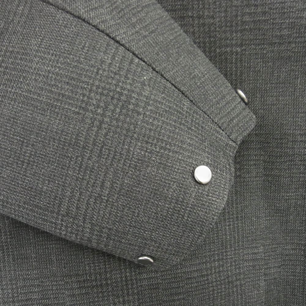 DESCENTE デサント DLMQJC32 WOOL MIX SOUTIEN COLLAR COAT ウール ミックス ステンカラーコート ダークグレー系 L【中古】