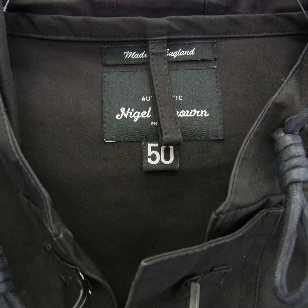 Nigel Cabourn ナイジェルケーボン 8071130003 MACKINTOSH マッキントッシュ HARRIS TWEED ハリスツイード ツイード切替 カメラマン ジャケット ブラック系 50【中古】