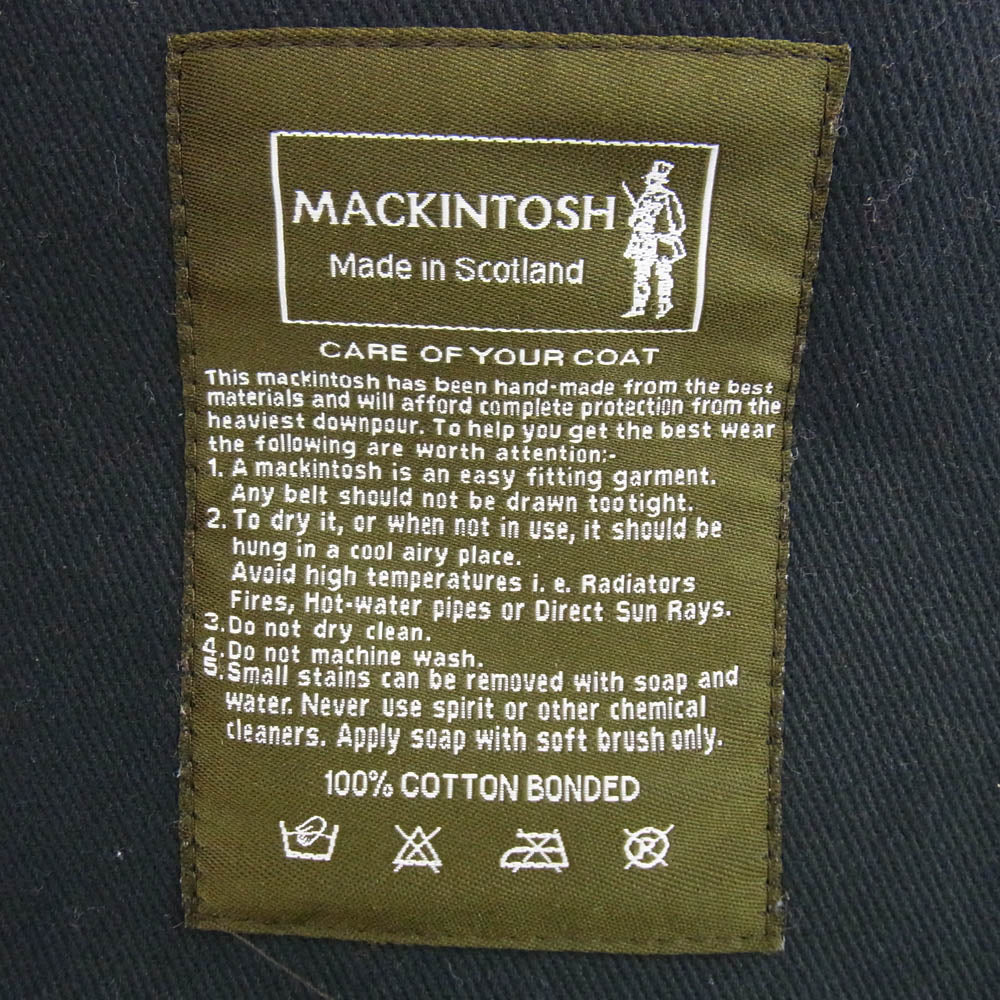 Nigel Cabourn ナイジェルケーボン 8071130003 MACKINTOSH マッキントッシュ HARRIS TWEED ハリスツイード ツイード切替 カメラマン ジャケット ブラック系 50【中古】