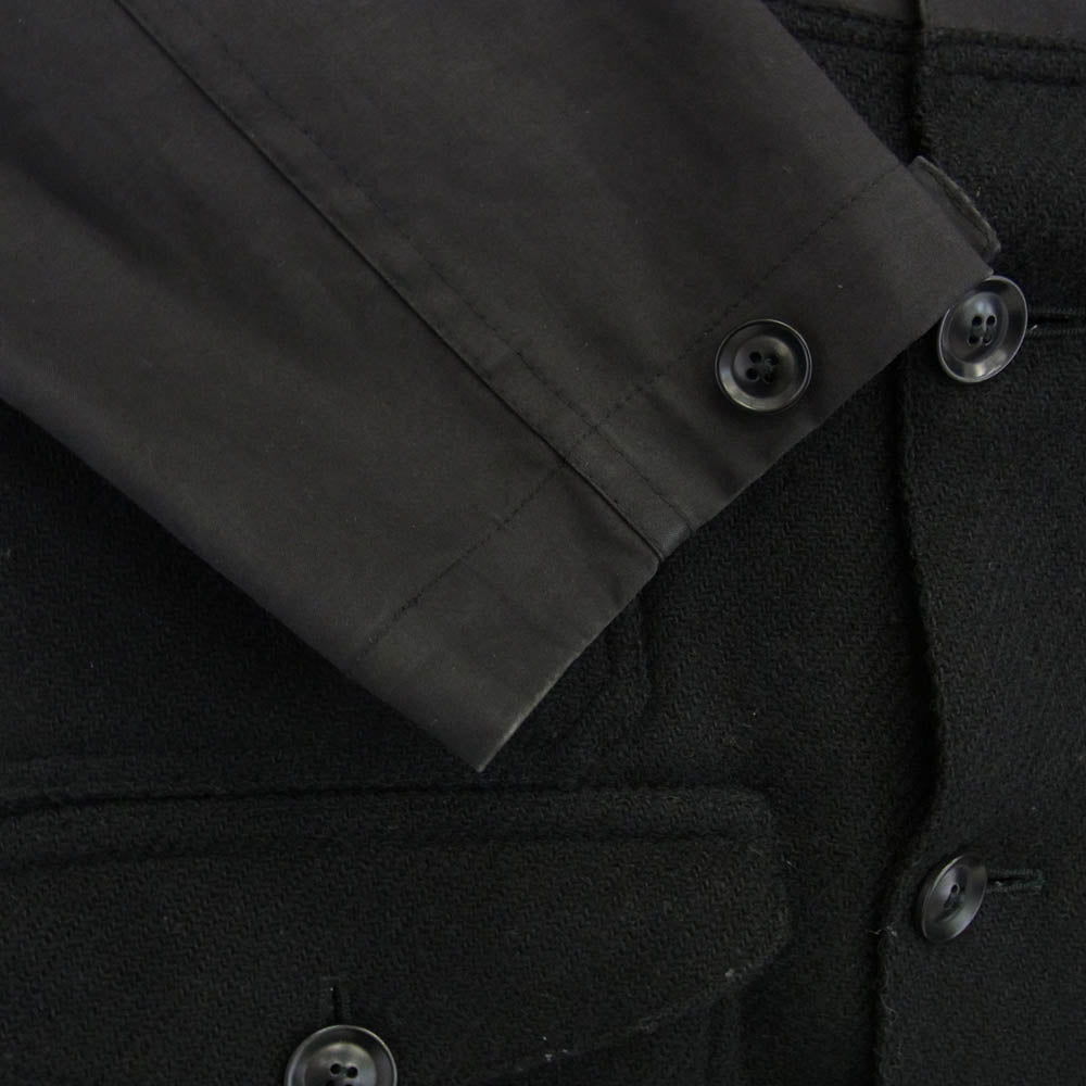 Nigel Cabourn ナイジェルケーボン 8071130003 MACKINTOSH マッキントッシュ HARRIS TWEED ハリスツイード ツイード切替 カメラマン ジャケット ブラック系 50【中古】