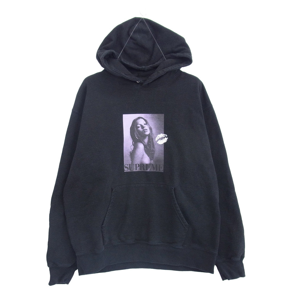 Supreme シュプリーム 24AW kate Moss Hooded Sweatshirt ケイトモス フーデッド パーカー スウェット ブラック系 L【中古】